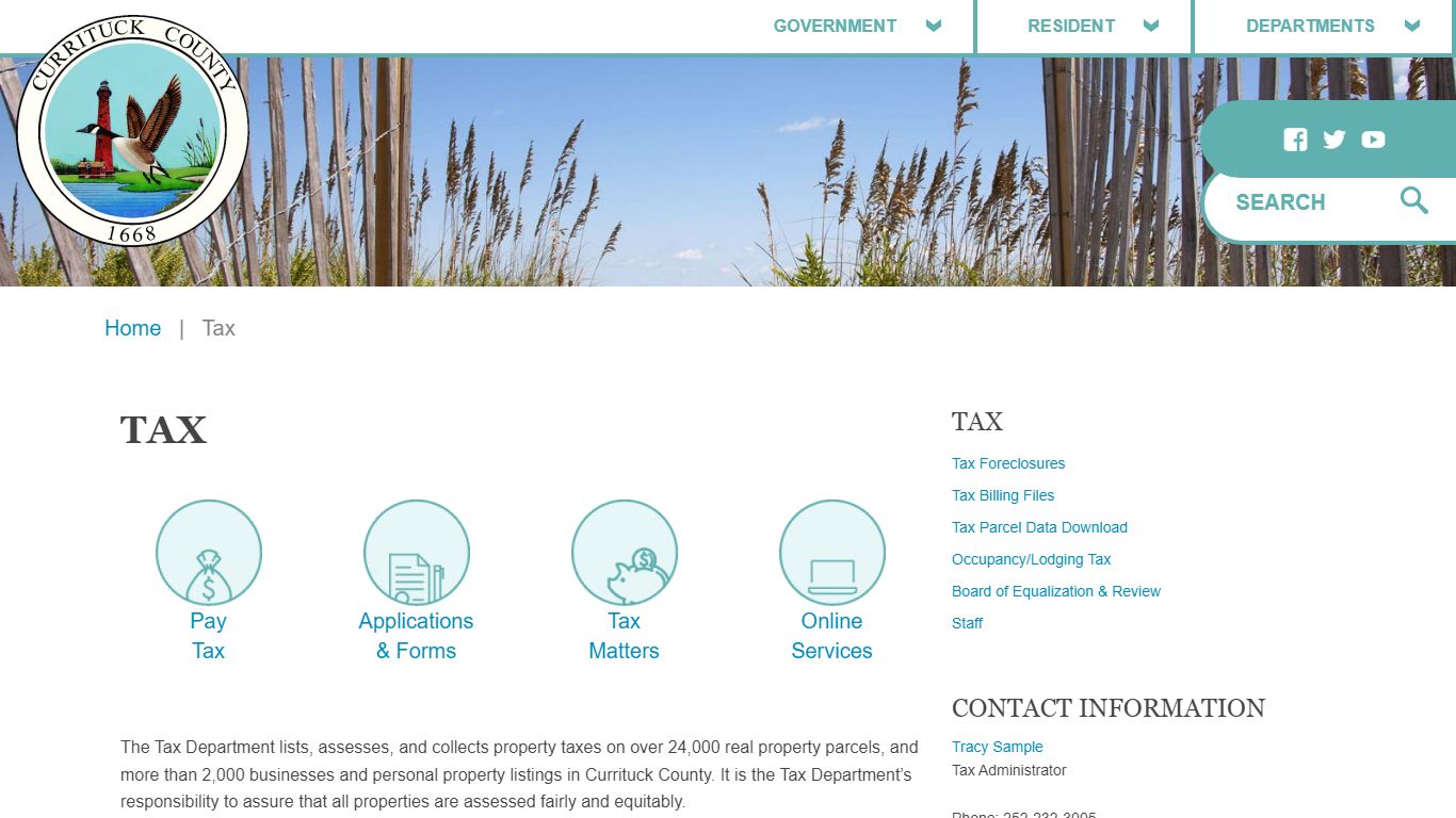 Tax – Currituck County